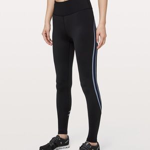 NEW Lululemon Run Crew Tight / Black Navy Leggings